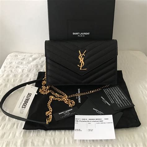 ysl woc wear and tear|Ysl envelope monogram wallet on chain : r/handbags.